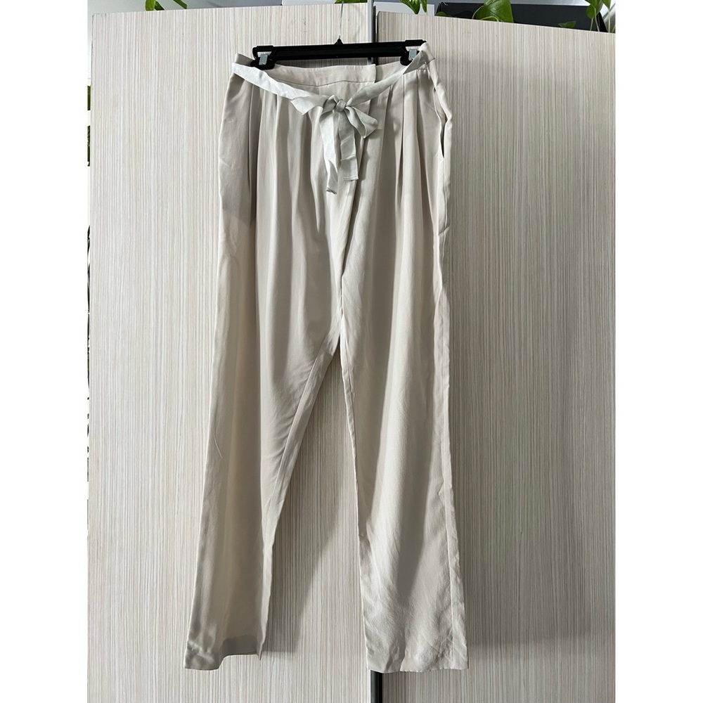 Satch cream silk tapered pants Size AUS 10/ US 6 EXC